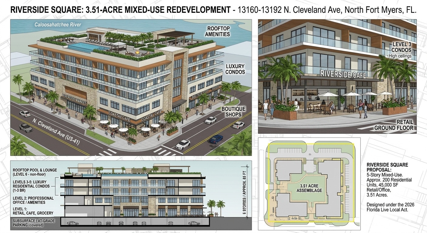 Riverside Square Redevelopment Portfolio portfolio of 4 properties for sale on LoopNet.ca Site Plan- Image 1 of 3