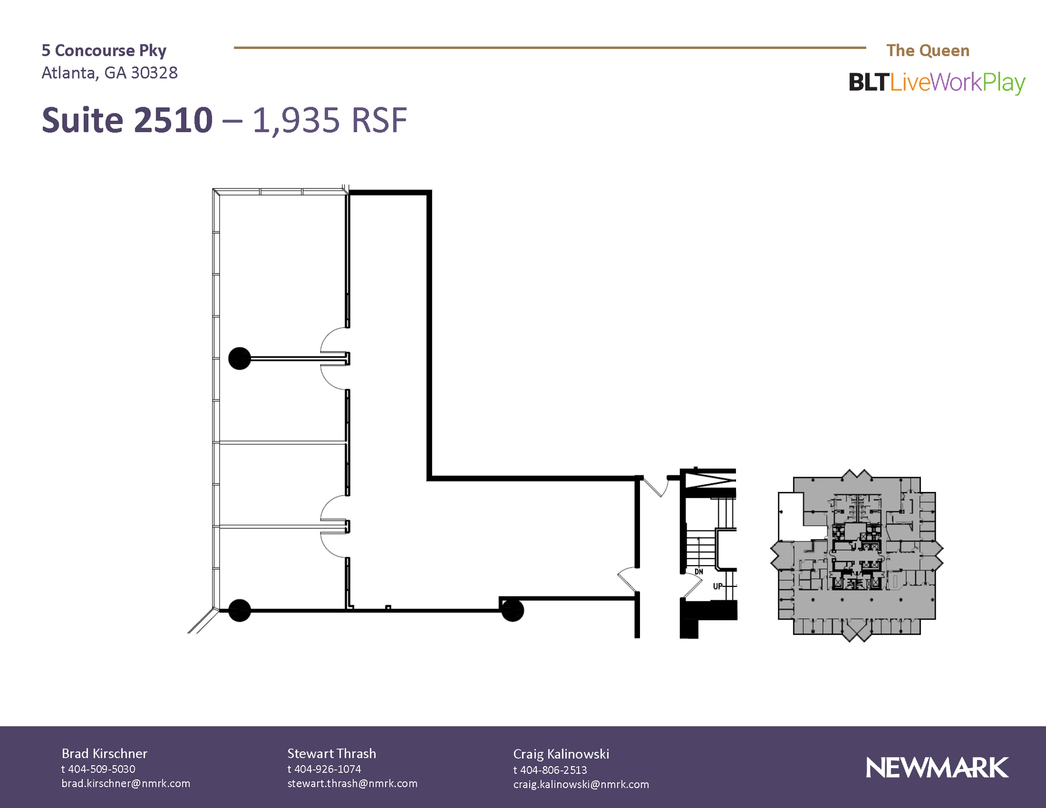 6 Concourse Pky NE, Atlanta, GA for lease Floor Plan- Image 1 of 1