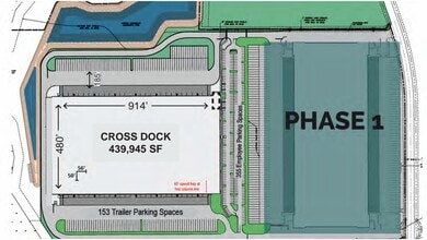 8660 Transport Dr, Orlando, FL à louer Plan de site- Image 2 de 2