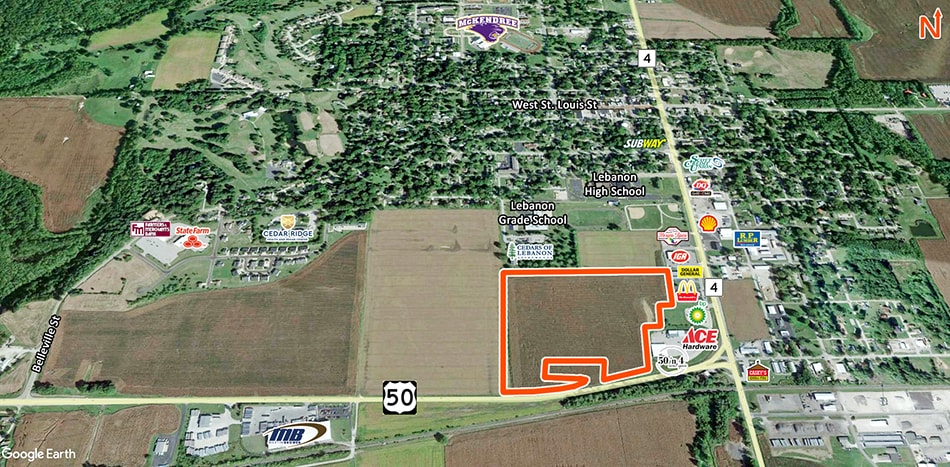Old US Hwy 50, Lebanon, IL à vendre - Aérien - Image 2 de 2