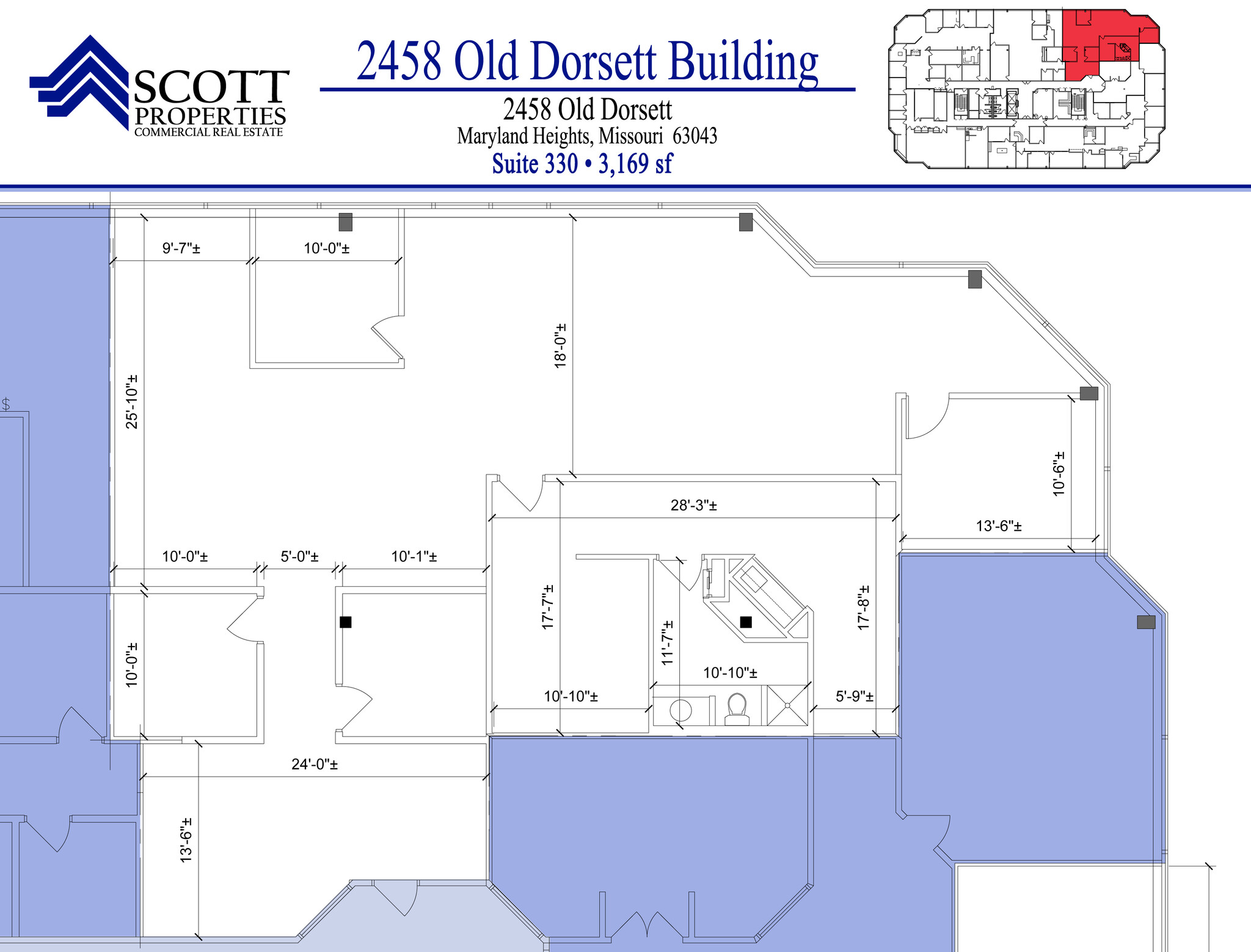 2458 Old Dorsett Rd, Maryland Heights, MO for lease Floor Plan- Image 1 of 1