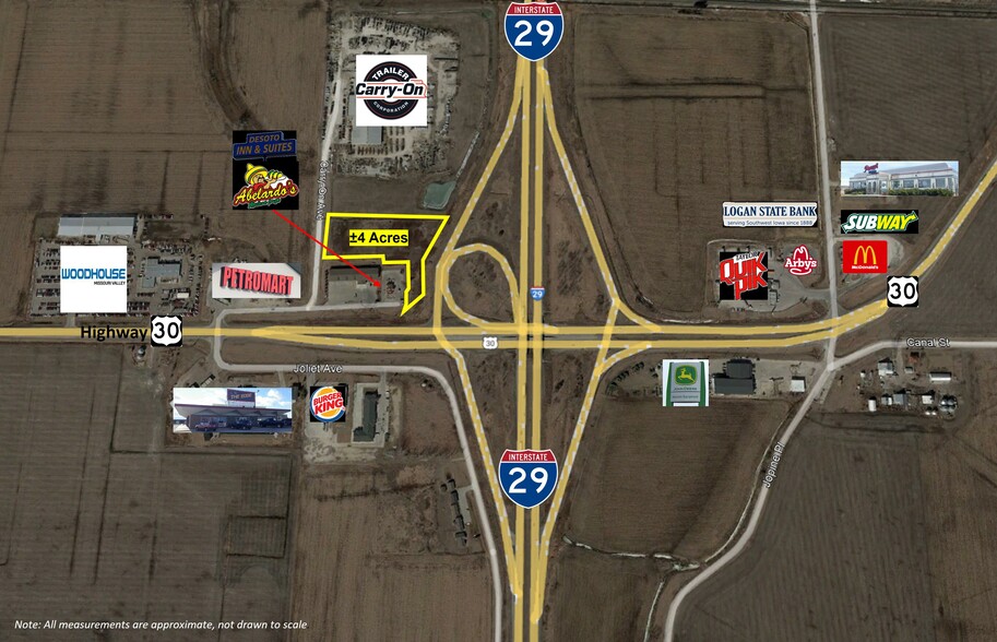 1973 US Hwy 30, Missouri Valley, IA for lease - Aerial - Image 1 of 3