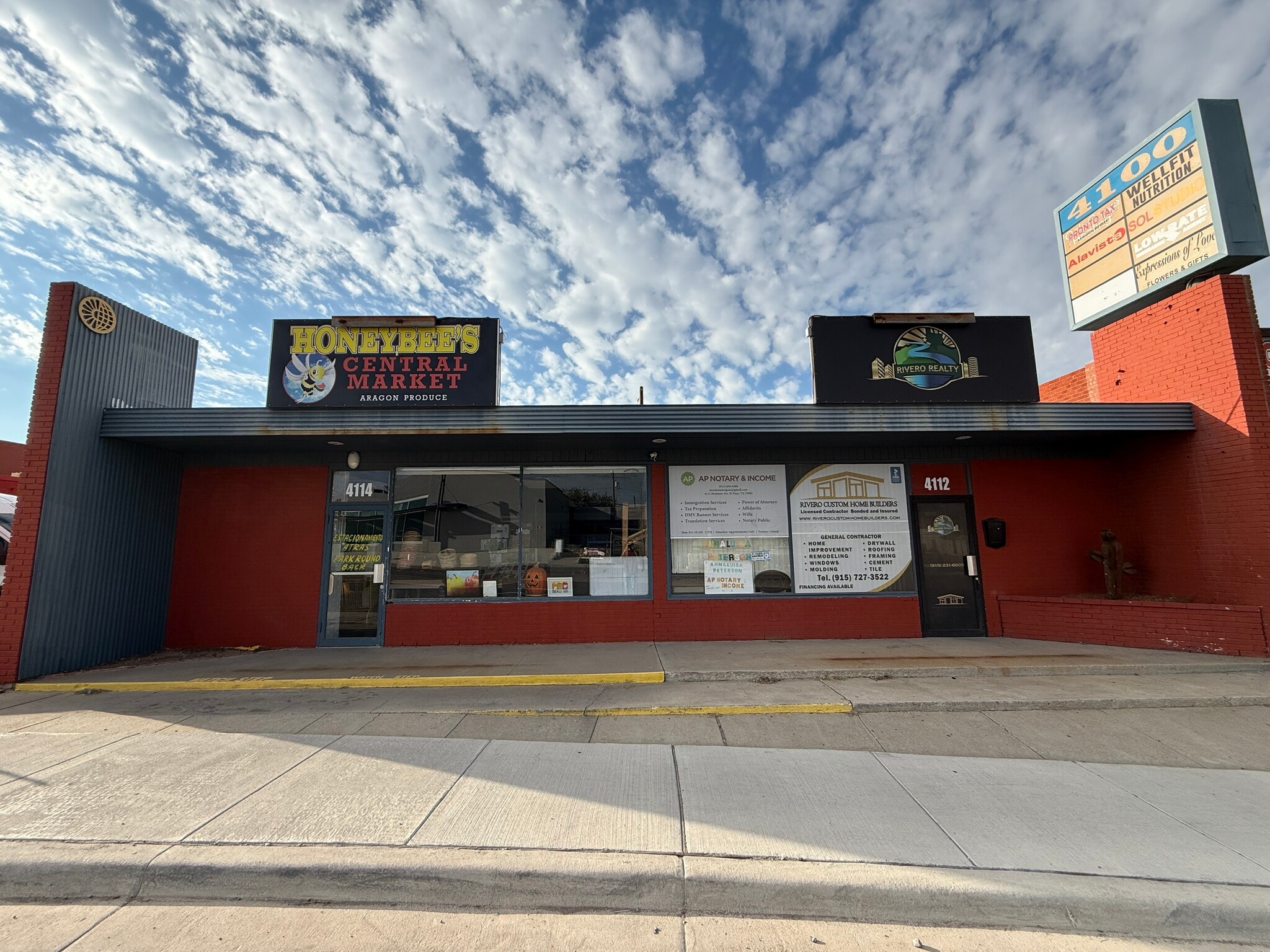 4100-4114 Montana Ave, El Paso, TX à vendre Photo du bâtiment- Image 1 de 1