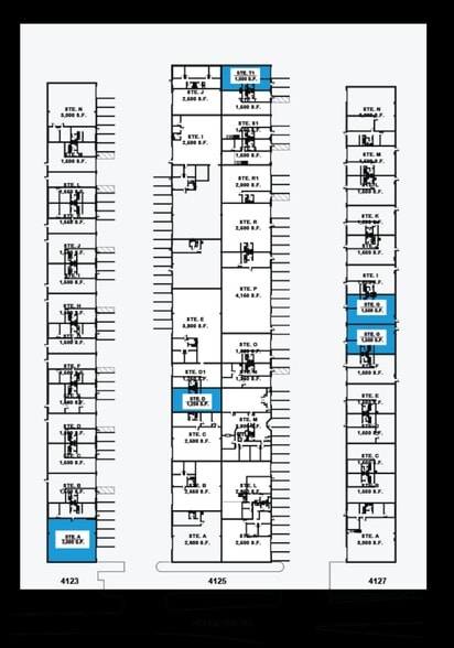 4125 Hollister Rd, Houston, TX à louer - Plan de site - Image 2 de 7