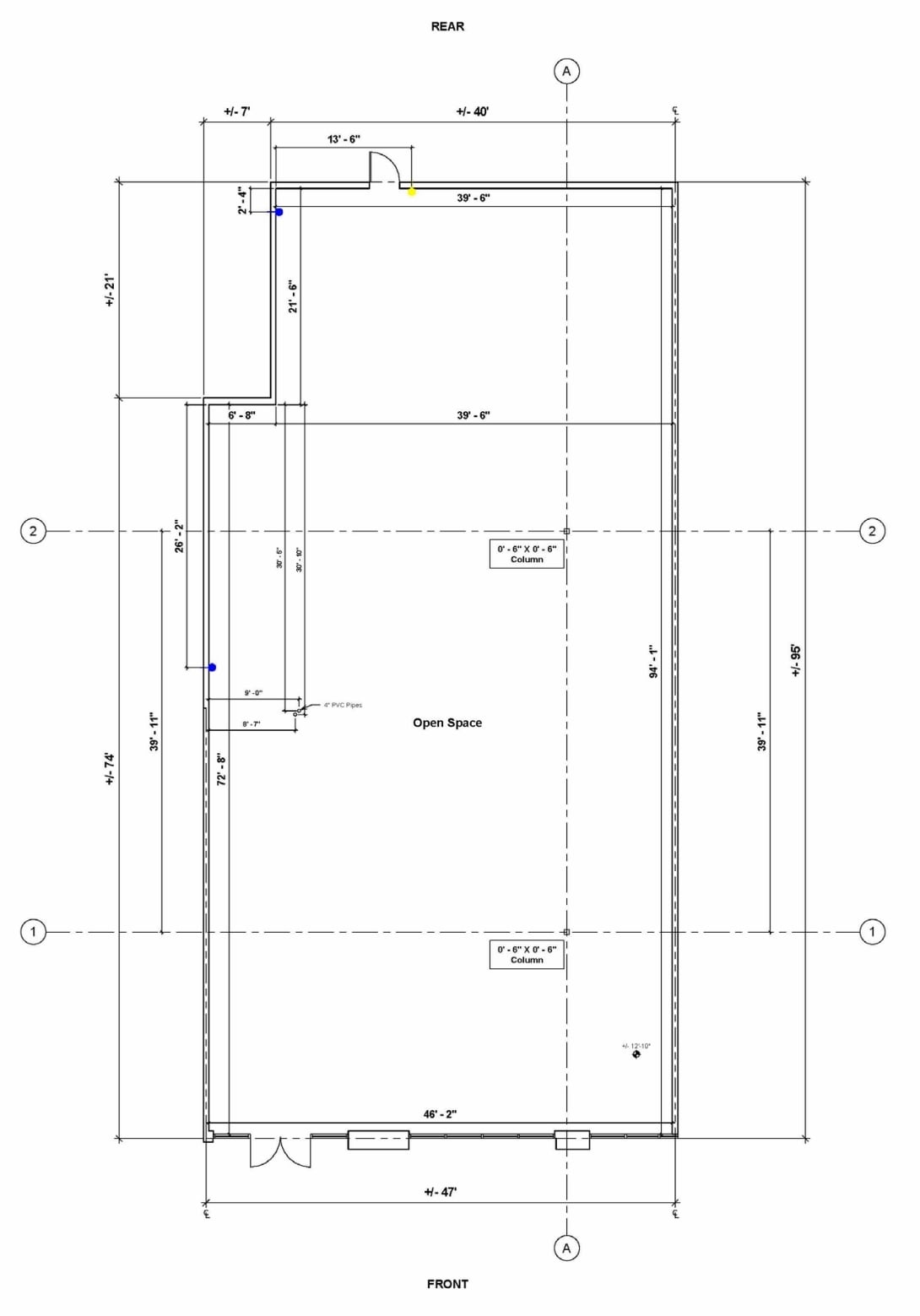 5th St, Charlottesville, VA à louer Plan d’étage- Image 1 de 1