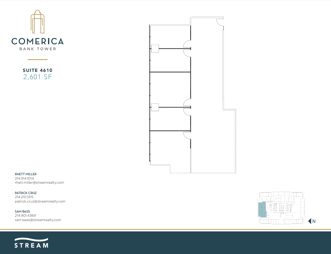 1717 Main St, Dallas, TX for lease Floor Plan- Image 1 of 1