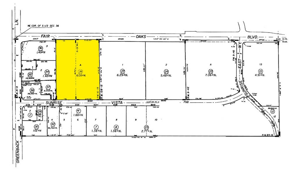 6060 Sunrise Vista Dr, Citrus Heights, CA à vendre - Plan cadastral - Image 2 de 5