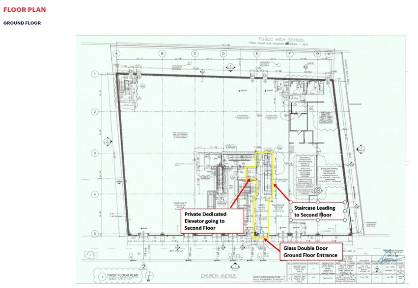 2244 Church Ave, Brooklyn, NY for lease - Floor Plan - Image 2 of 5