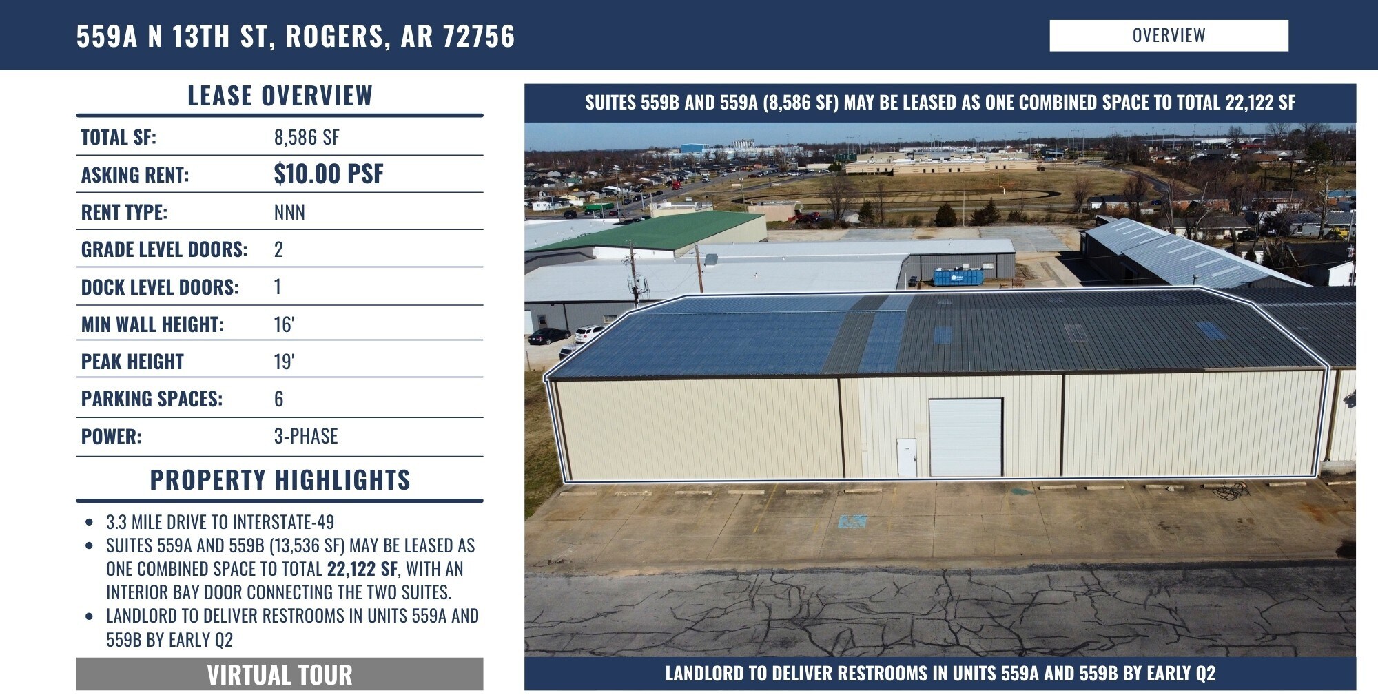 559 N 13th St, Rogers, AR for lease Other- Image 1 of 5