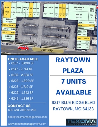 More details for 6121-6247 Blue Ridge Blvd, Raytown, MO - Office/Retail, Retail for Lease