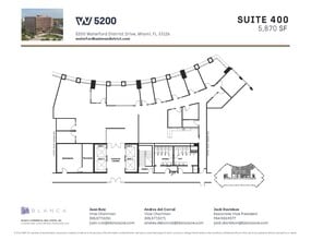 5200 Waterford District Dr, Miami, FL à louer Plan d’étage- Image 1 de 1