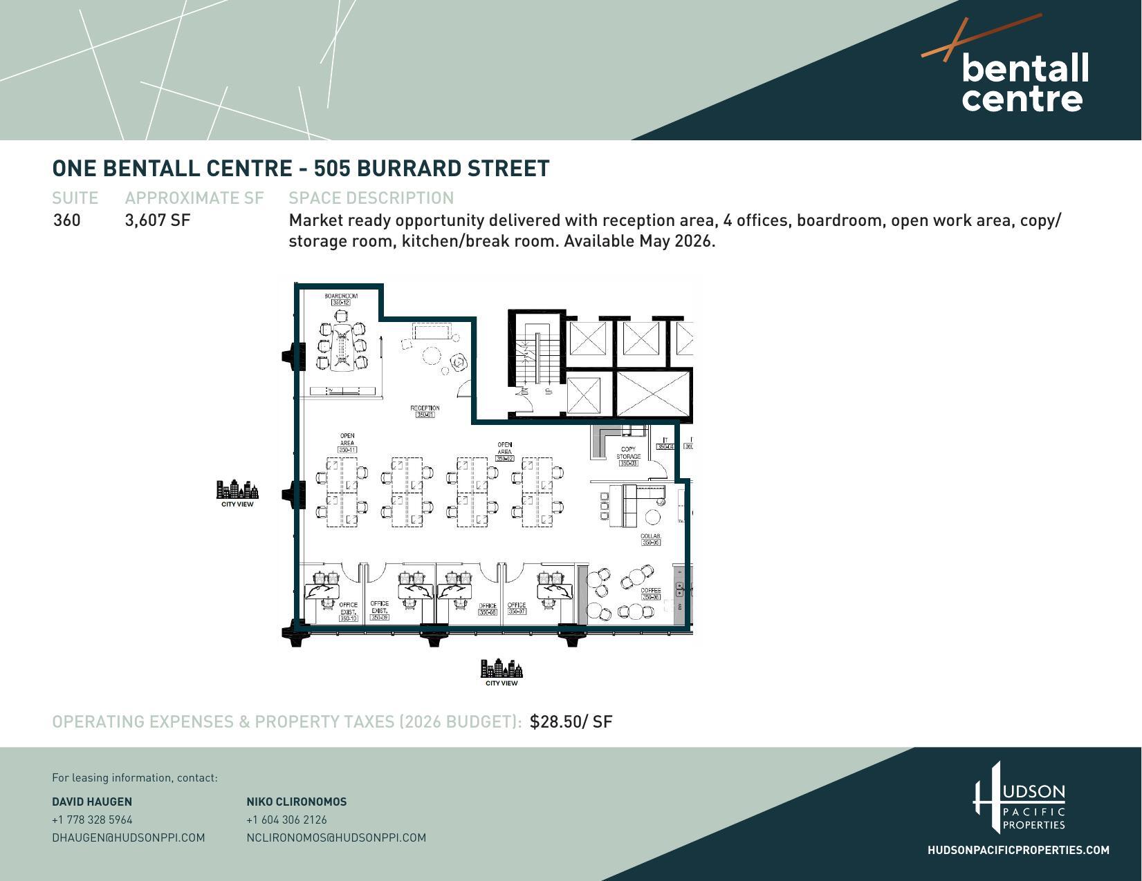 505 Burrard St, Vancouver, BC for lease Floor Plan- Image 1 of 1