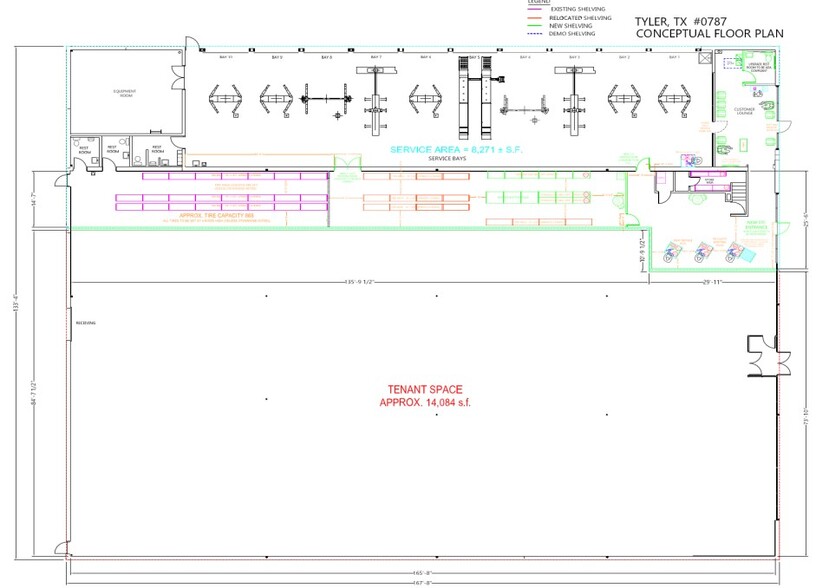 3616 S Broadway Ave, Tyler, TX for lease - Floor Plan - Image 2 of 2