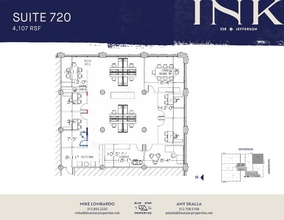 328 S Jefferson St, Chicago, IL à louer Plan d’étage- Image 1 de 1