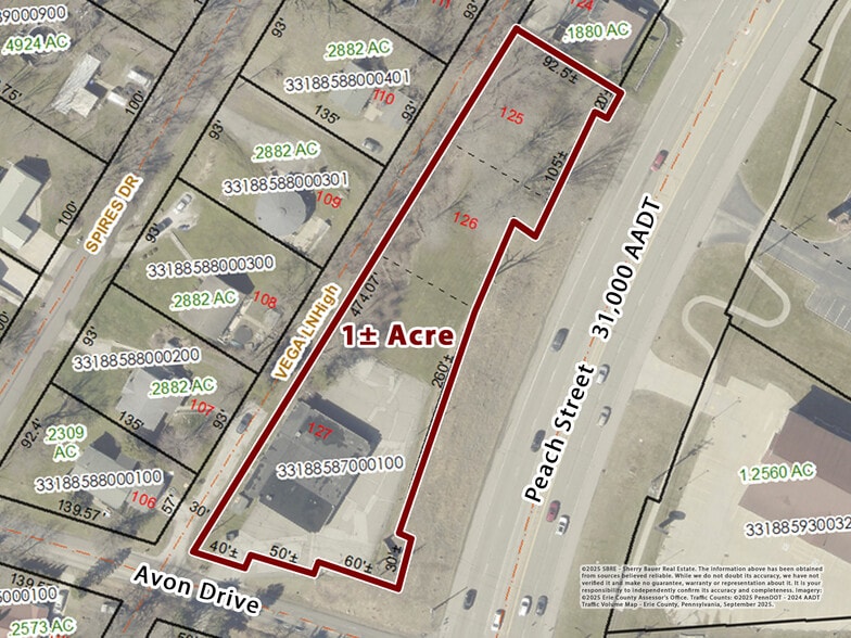 6074 Peach St, Erie, PA for lease - Plat Map - Image 3 of 5