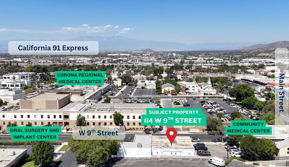 114-124 W 9th St, Corona, CA for lease - Building Photo - Image 2 of 6