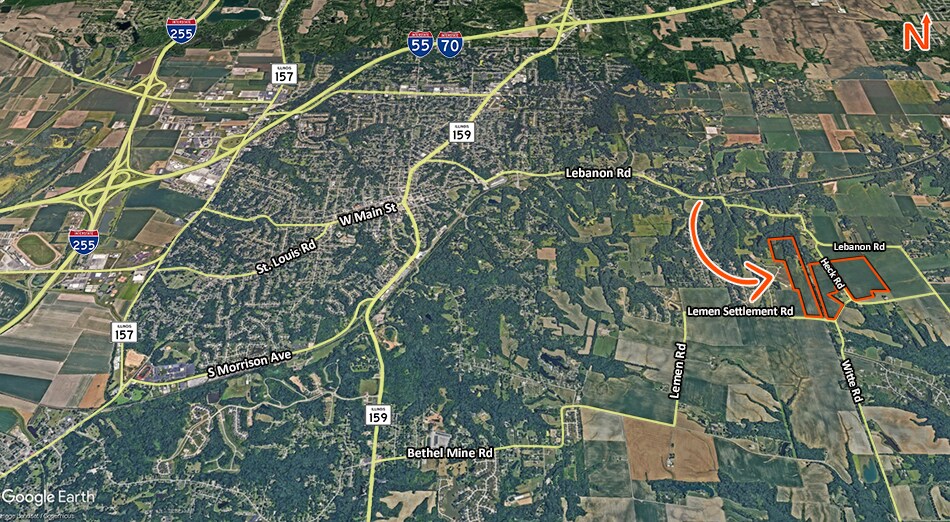 Lemen Settlement and Witte Rd and Heck Rd, Collinsville, IL à vendre - Photo du bâtiment - Image 2 de 6