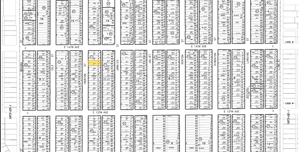 1472 Ironton St, Aurora, CO à vendre - Plan cadastral - Image 3 de 3