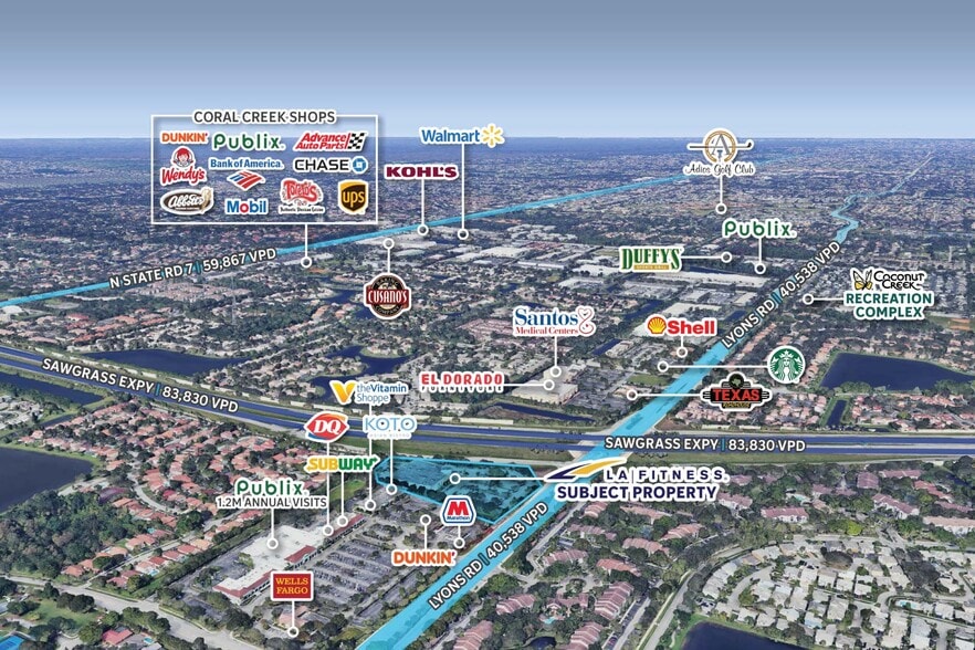 5501 Lyons Rd, Coconut Creek, FL à vendre - Photo du bâtiment - Image 2 de 7