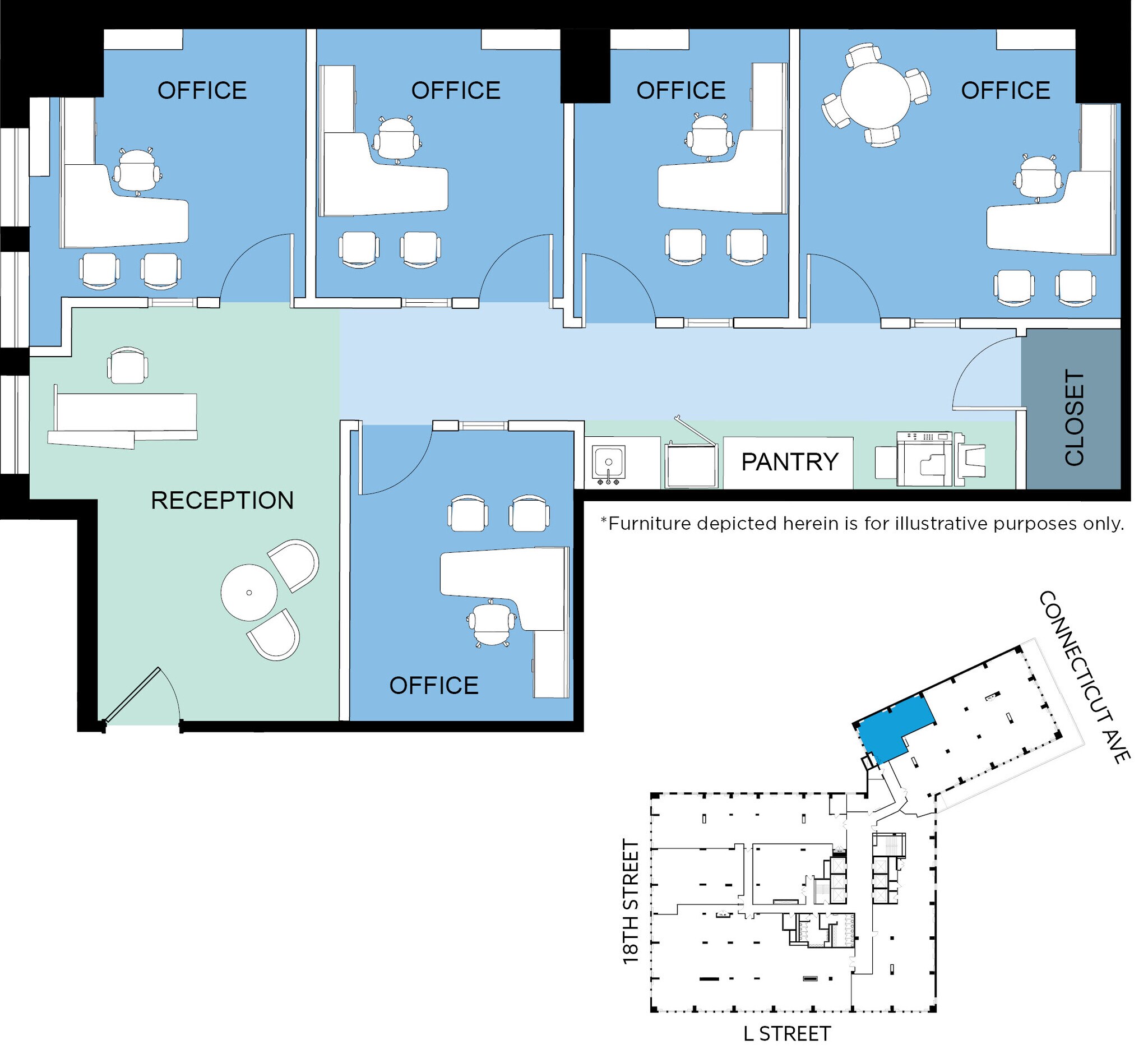 1120 Connecticut Ave NW, Washington, DC for lease Floor Plan- Image 1 of 1