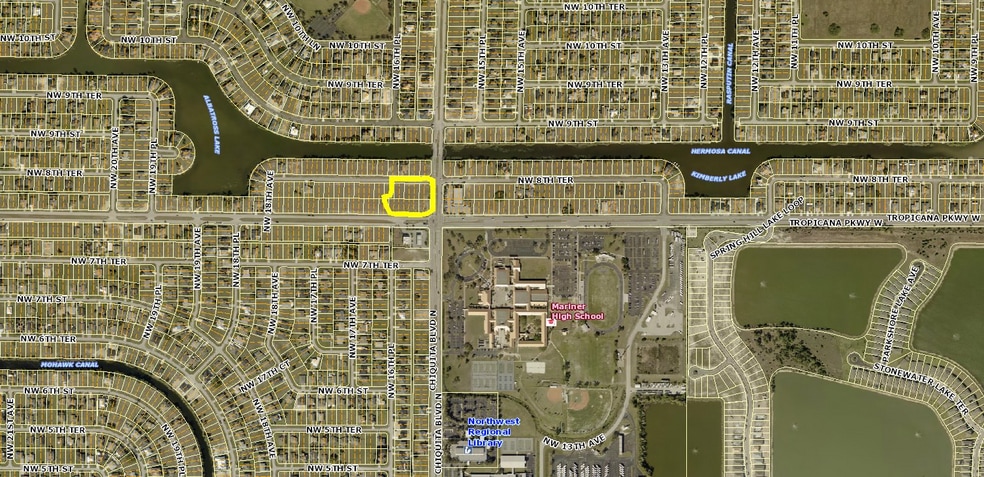 1601 Tropicana Parkway W, Cape Coral, FL for sale - Aerial - Image 3 of 4
