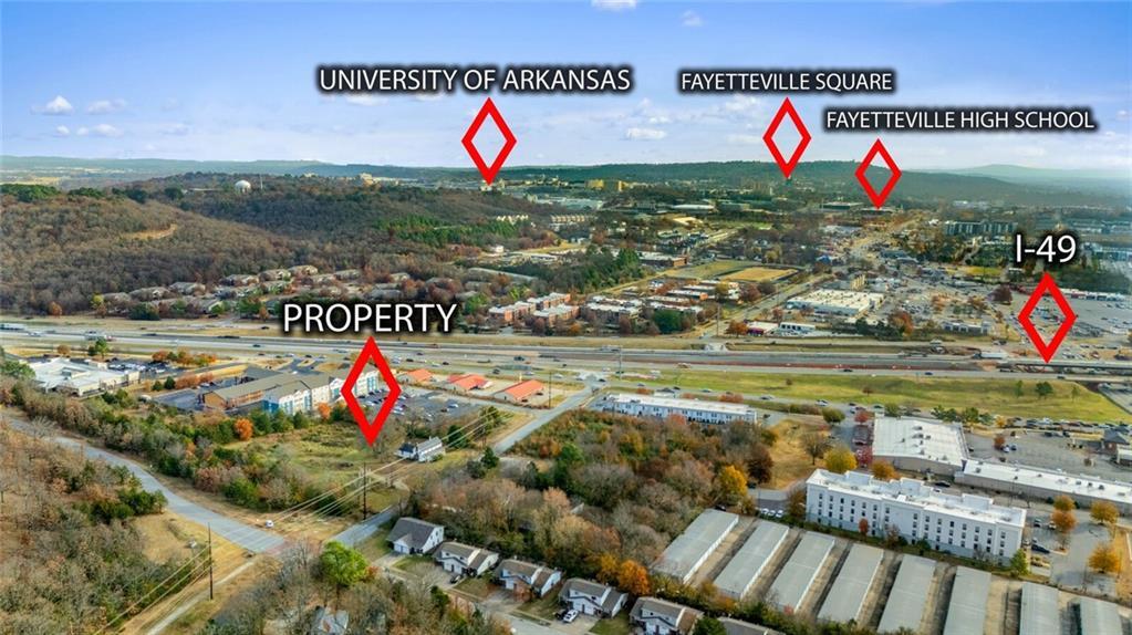 2650 W Old Farmington Rd, Fayetteville, AR for sale Aerial- Image 1 of 4