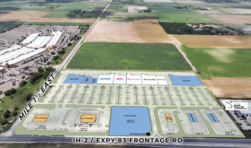 Expy 83 & Mile 1 1/2 East, Mercedes, TX for lease - Building Photo - Image 3 of 5