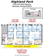 4416 East-West Hwy, Bethesda, MD for lease Floor Plan- Image 1 of 1