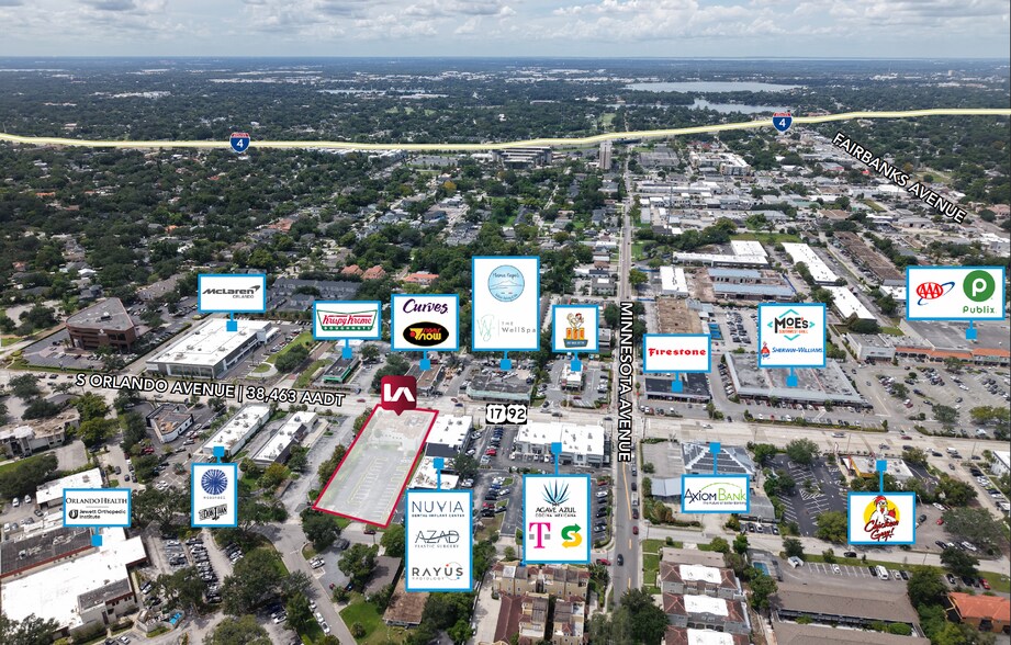 1000 S Orlando Ave, Winter Park, FL à vendre - Aérien - Image 3 de 4