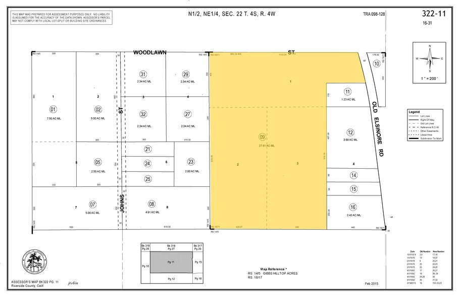 21031 Old Elsinore Rd, Perris, CA à vendre - Plan cadastral - Image 1 de 1