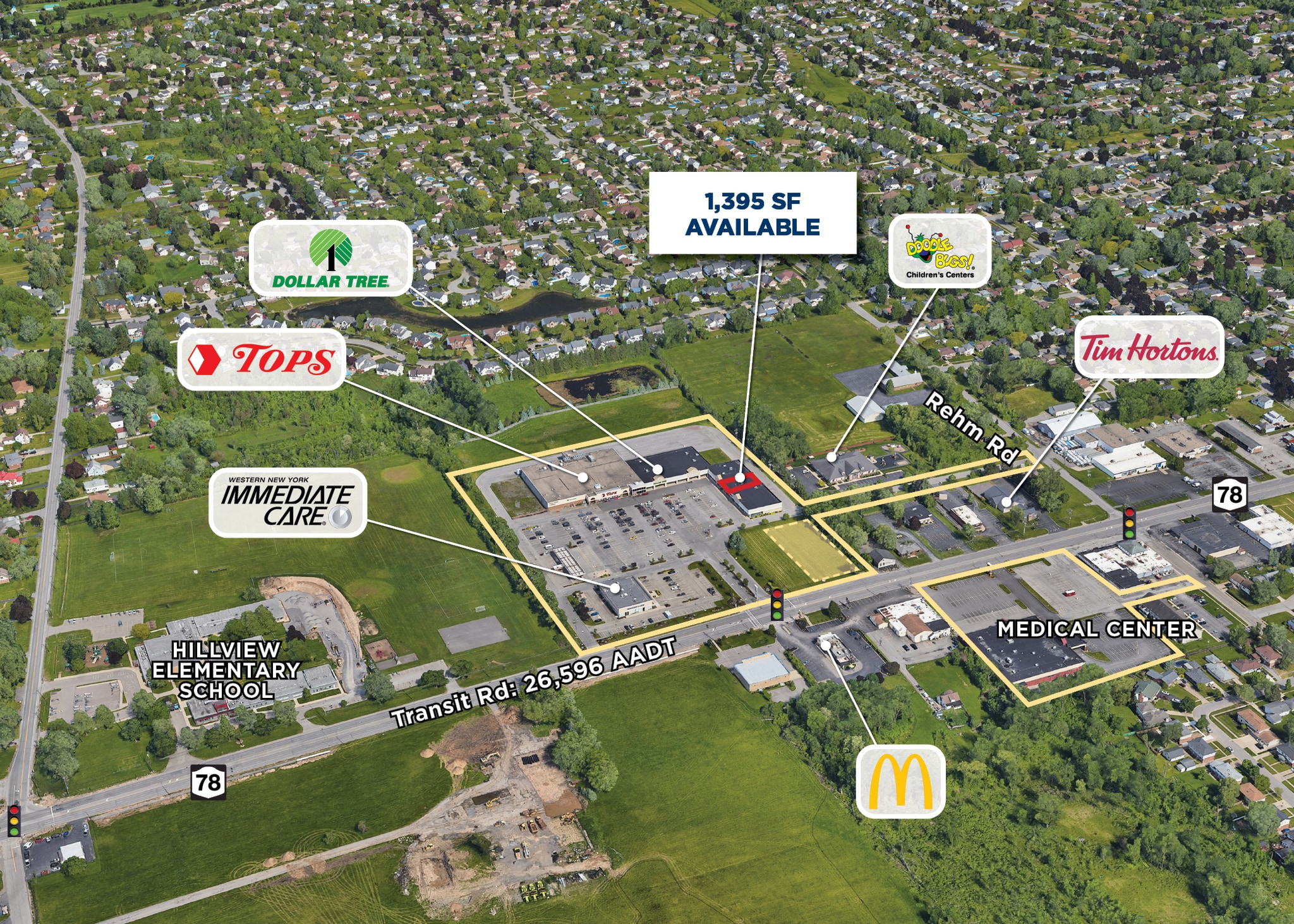 6363-6375 Transit Rd, Lancaster, NY à louer Photo du bâtiment- Image 1 de 1