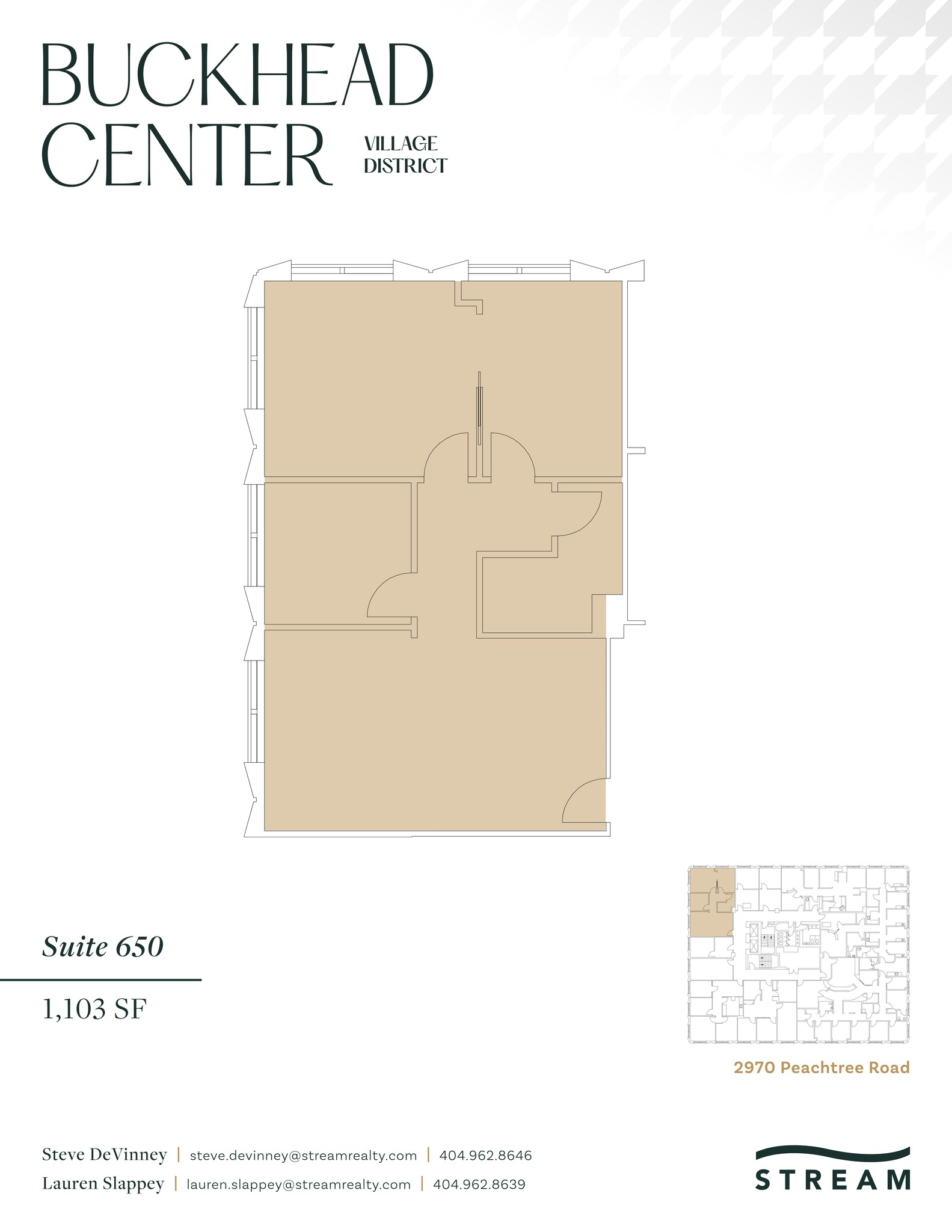 2970 Peachtree Rd NW, Atlanta, GA à louer Plan de site- Image 1 de 1