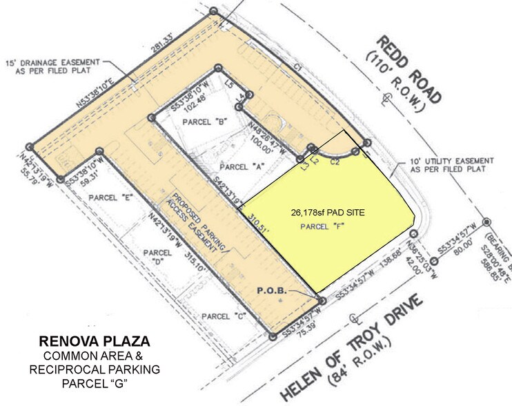 6901 Helen of Troy, El Paso, TX à vendre - Plan cadastral - Image 3 de 12