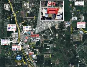 1101 Alma St, Tomball, TX - Aérien  Vue de la carte