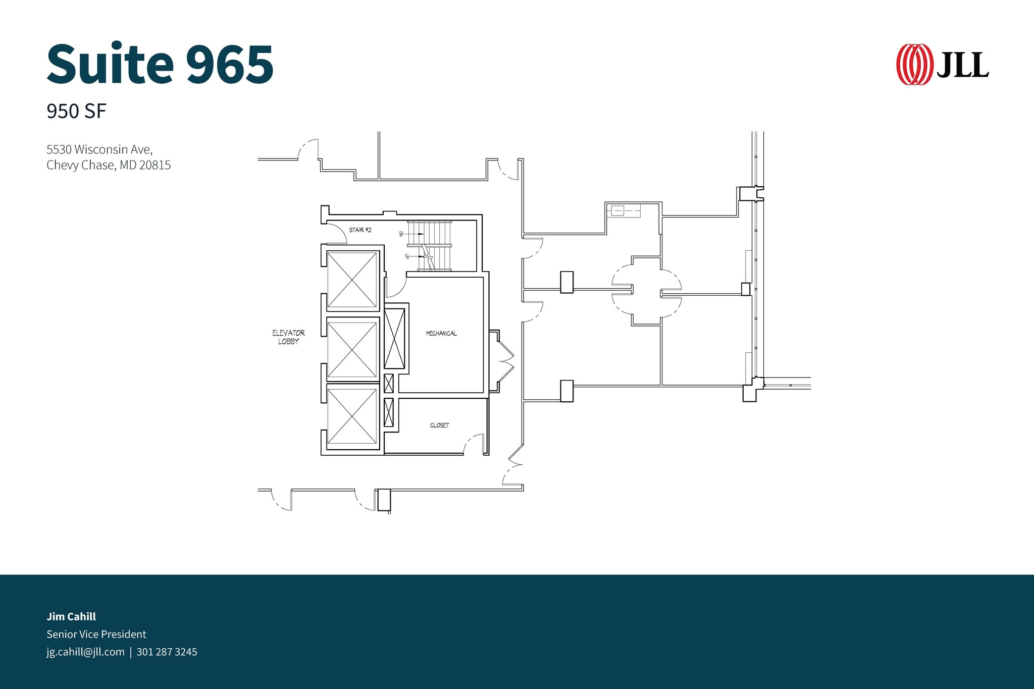 5530 Wisconsin Ave, Chevy Chase, MD for lease Floor Plan- Image 1 of 1