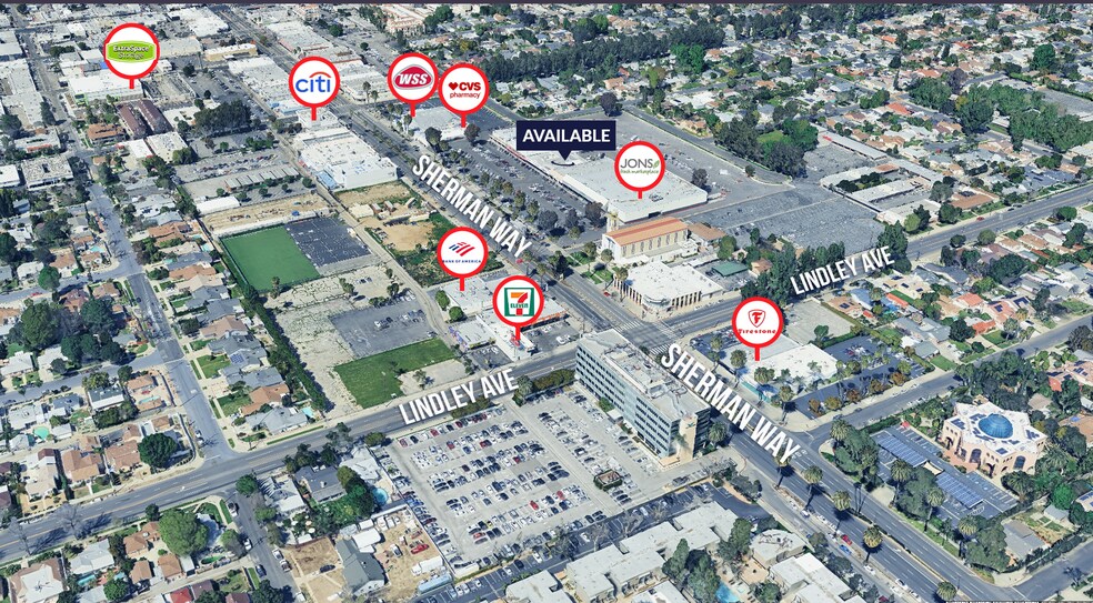18201-18207 Sherman Way, Reseda, CA à louer - Photo du bâtiment - Image 3 de 3
