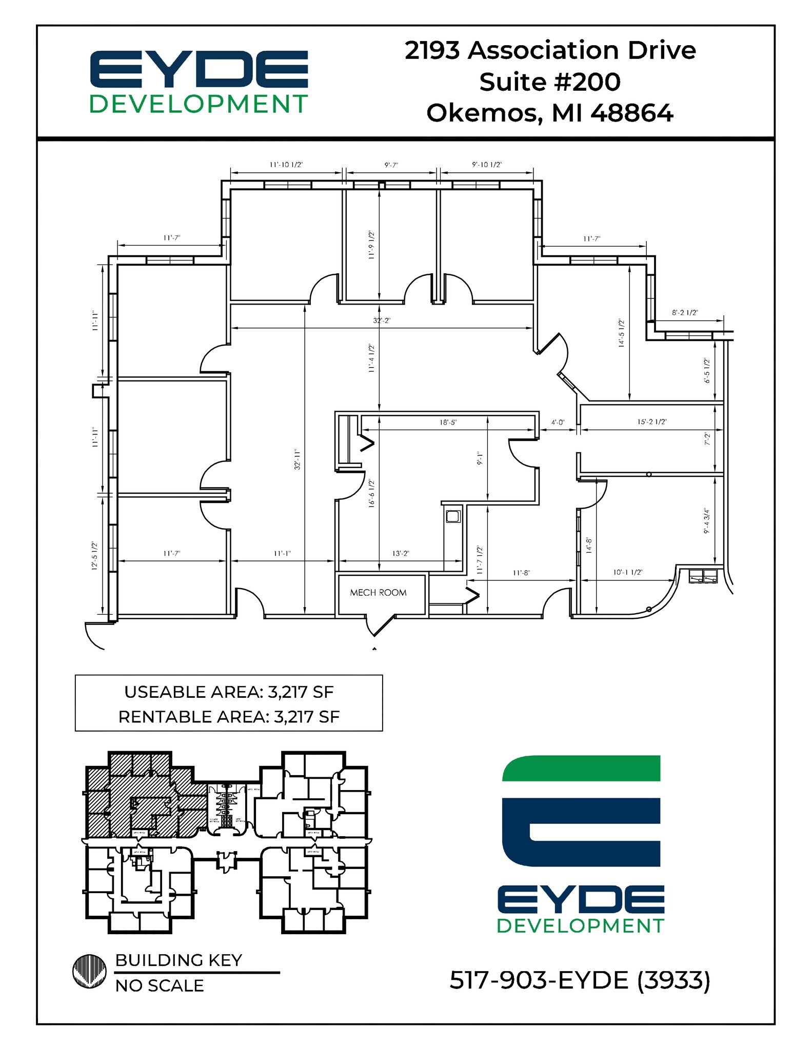 2193 Association Dr, Okemos, MI à louer Plan de site- Image 1 de 1