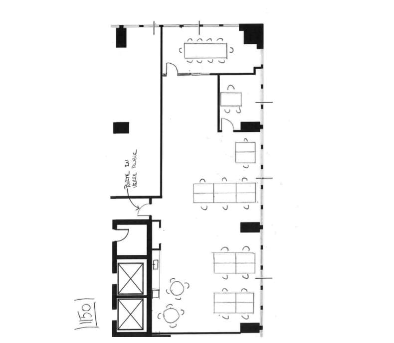 1010 Rue De La Gauchetière O, Montréal, QC à louer Plan d’étage- Image 1 de 1