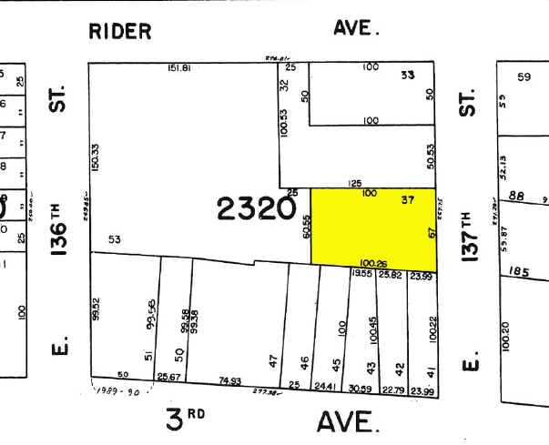 250 E 137th St, Bronx, NY à vendre - Plan cadastral - Image 2 de 6