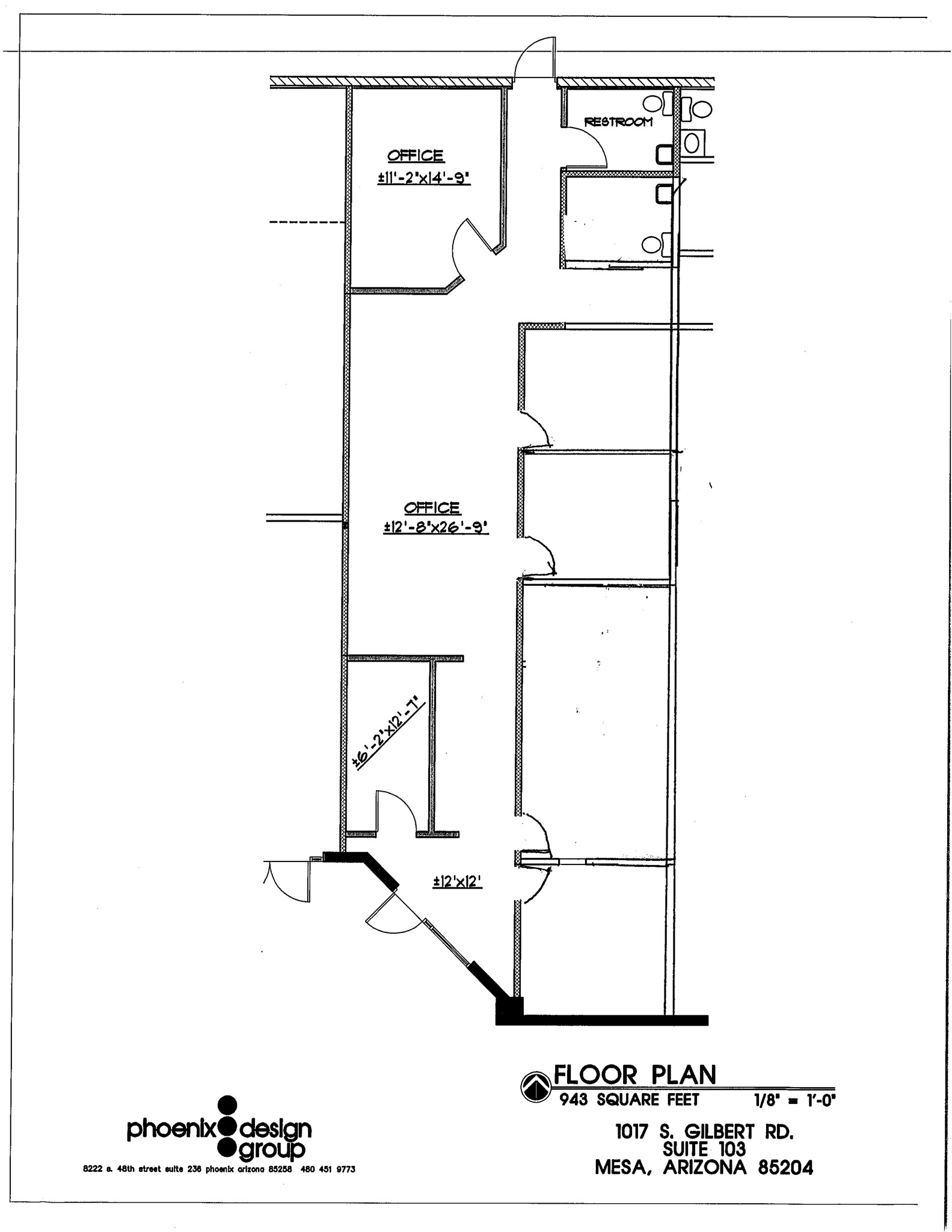 925-2034 S Gilbert Rd, Mesa, AZ for lease Site Plan- Image 1 of 1