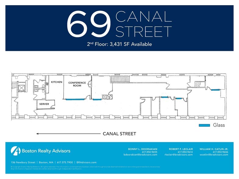 69 Canal St, Boston, MA à louer - Plan d’étage - Image 2 de 8