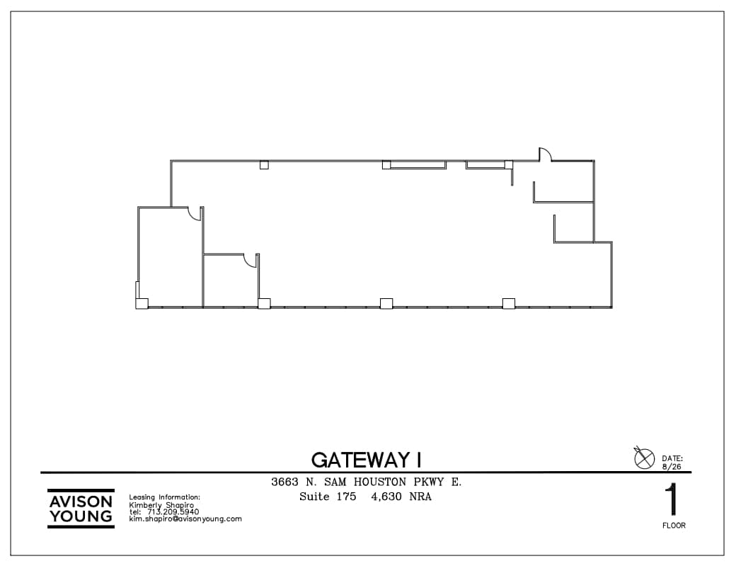 3663 N Sam Houston Pky E, Houston, TX for lease Floor Plan- Image 1 of 1