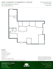 927 Calle Negocio, San Clemente, CA à louer Plan d’étage- Image 1 de 1