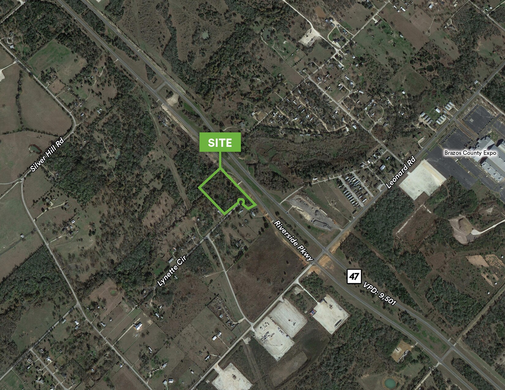 5800 & 5850 Lynette Circle, Bryan, TX à vendre Aérien- Image 1 de 3