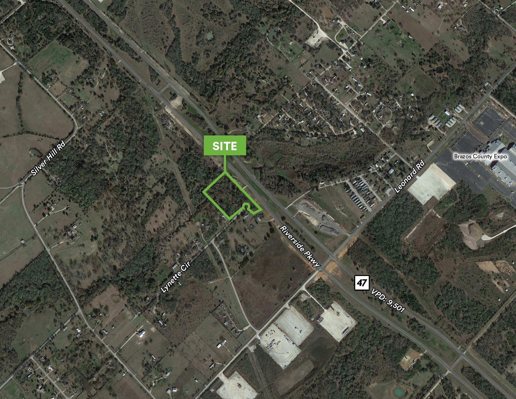 5800 & 5850 Lynette Circle, Bryan, TX à vendre Aérien- Image 1 de 3