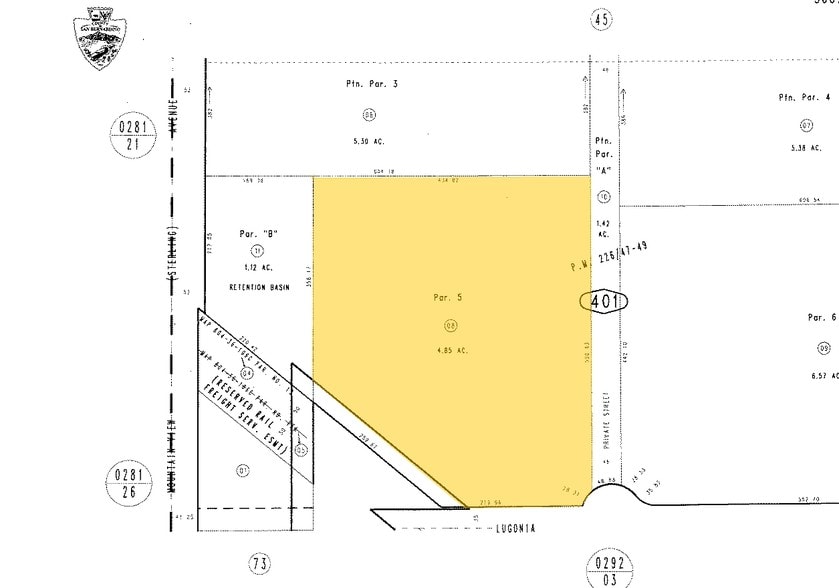 2470 W Lugonia Ave, Redlands, CA for lease - Plat Map - Image 2 of 6