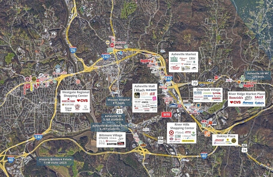 7 S Tunnel Rd, Asheville, NC for sale - Building Photo - Image 3 of 59