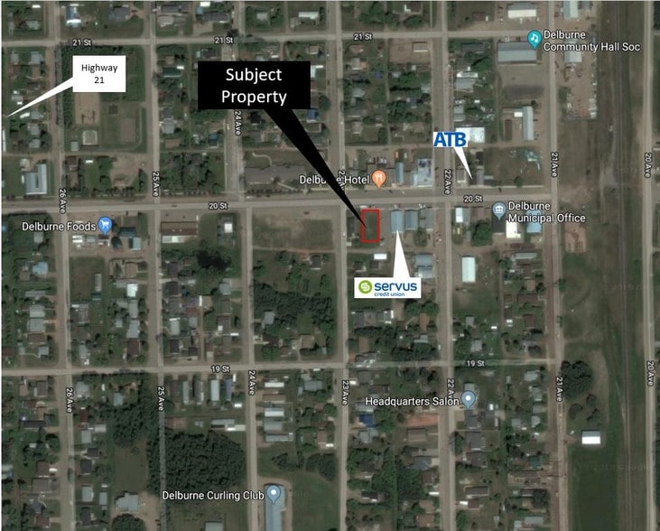 2219 20 St, Delburne, AB for sale - Aerial - Image 1 of 1