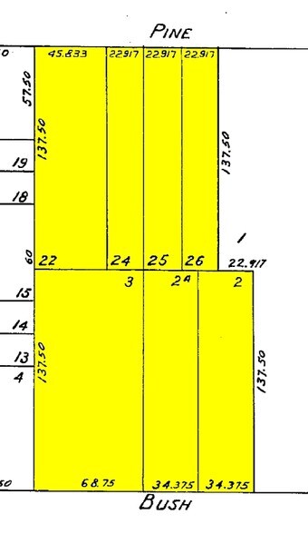 350 Bush St, San Francisco, CA à louer - Plan cadastral - Image 2 de 26