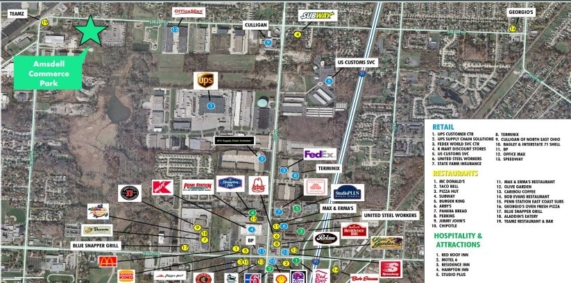 19697 Commerce Pky, Middleburg Heights, OH for sale - Aerial - Image 2 of 2